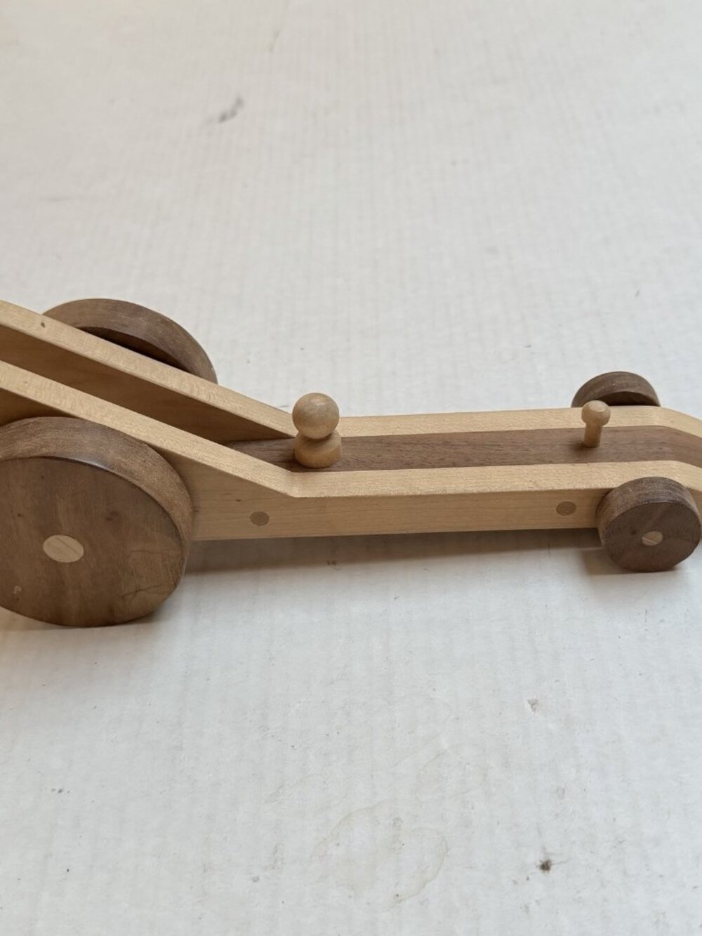 Dragster‎ Wooden Race Car 10 Inch Natural Wood Color Gift